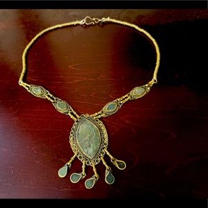Boho statement necklace